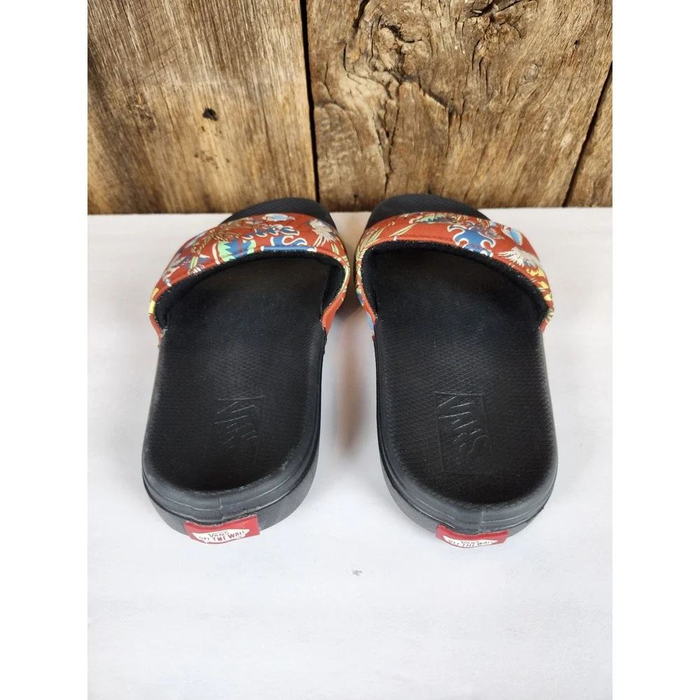 Vans Boys Slides La Costa Hawaii Tropical Print Sandals VN0A5HF5AN6 Kids 4